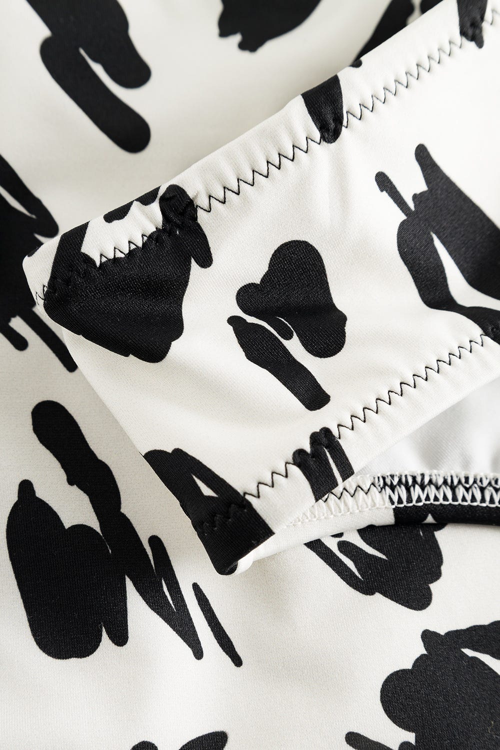 Detailbild 3 von Bikini im Animalprint Leo Schwarz-Weiß