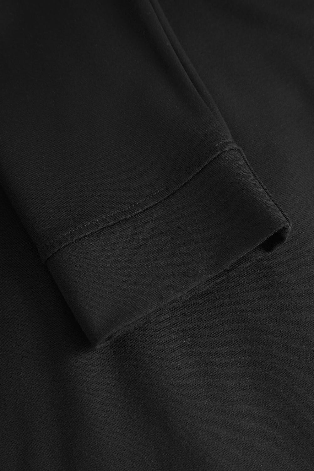 Detailbild 3 von Freizeitjacke mit Knopfleiste Taschen Schwarz 