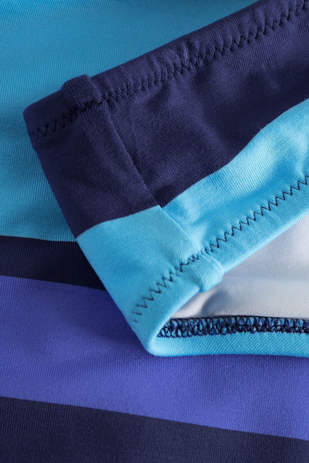 Detailbild 2 von Bikini im Streifendruck Meeresfarben