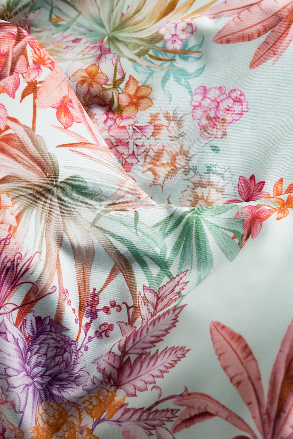 Detailbild 2 von Bandeau-Badeanzug im exotischen Palmen-Druck