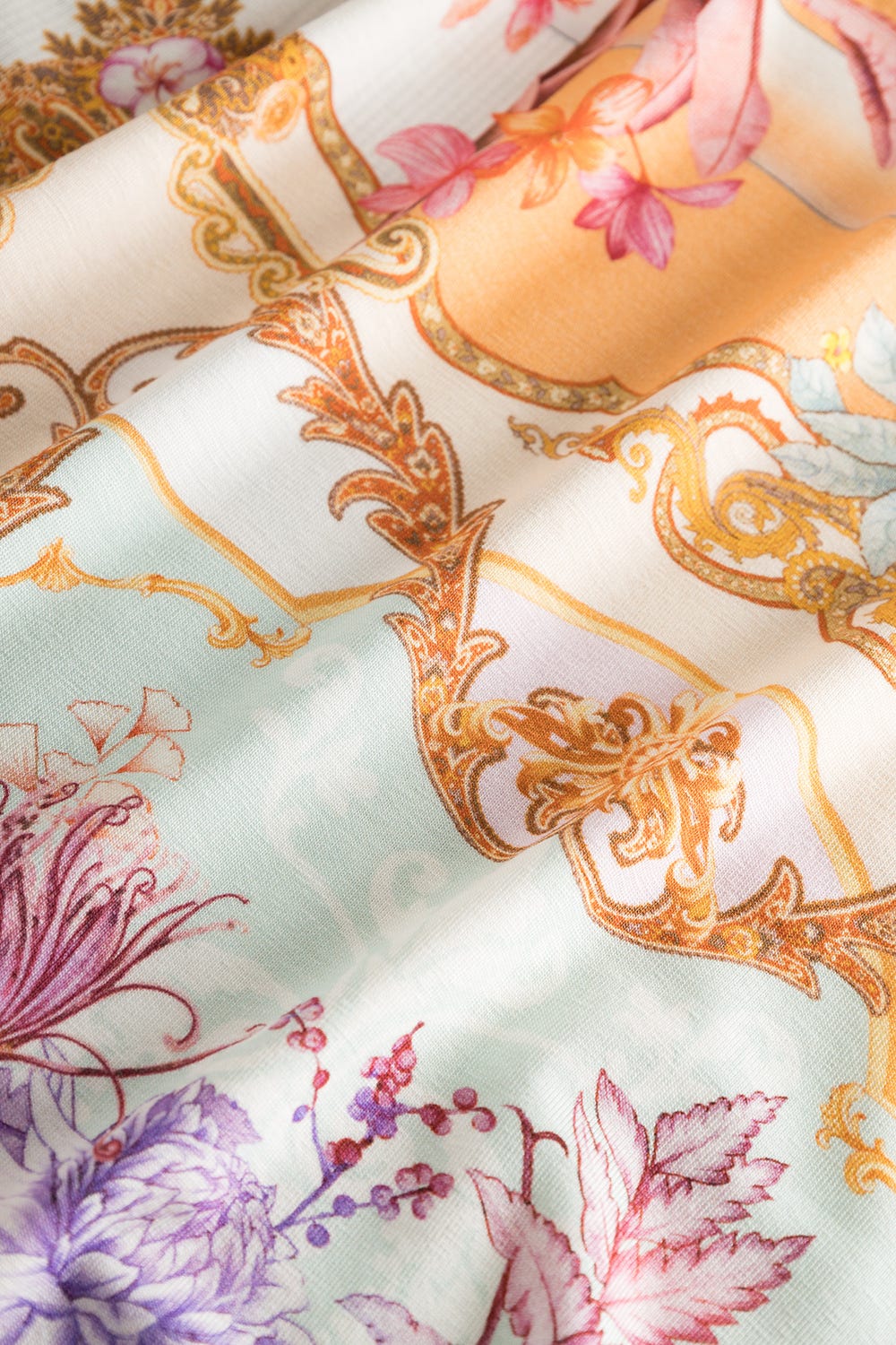 Detailbild 3 von Strandkleid Ärmellos im Ornament-Druck Unterwasserwelt Viskose/Elasthan