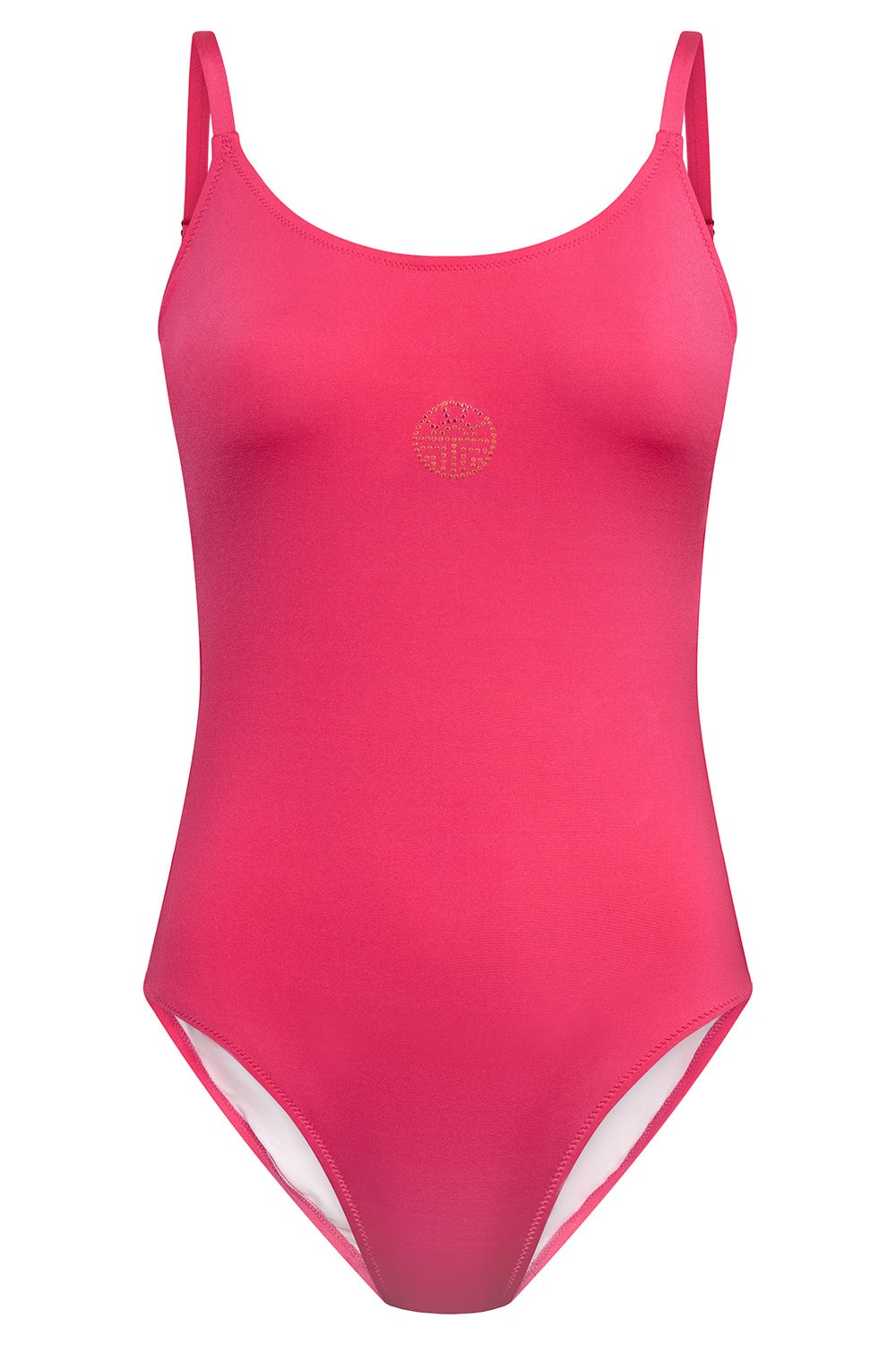 Hollowbild von Schwimmer in Schimmer-Optik Pink 