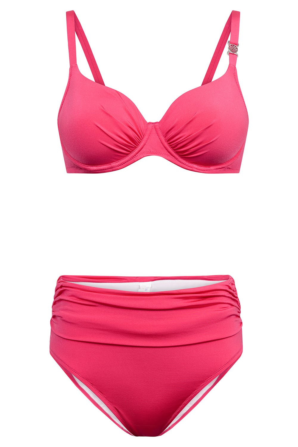 Hollowbild von Bikini in Schimmer-Optik Pink