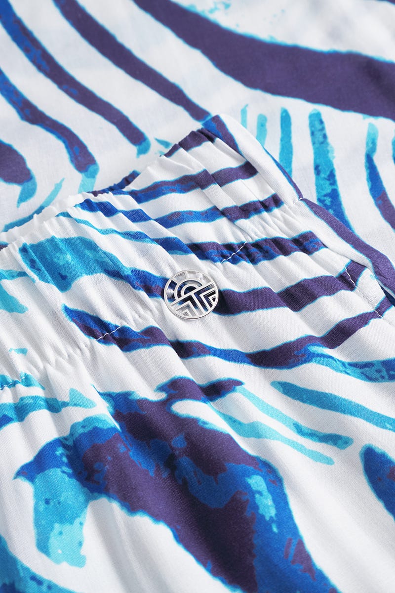 Detailbild 3 von Pyjamahose im modernen Zebra-Druck 100% Viskose