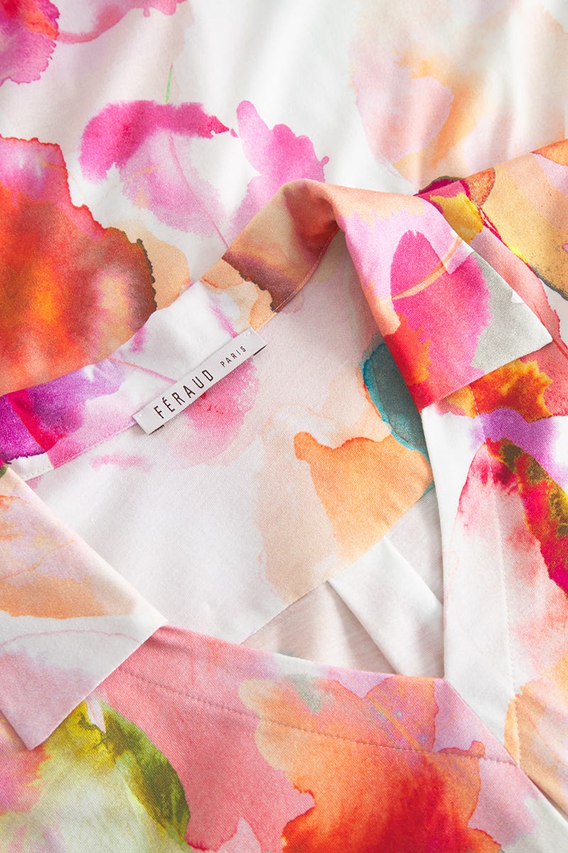 Detailbild 1 von Pyjama im Batik-Blumendruck Baumwolle/Modal