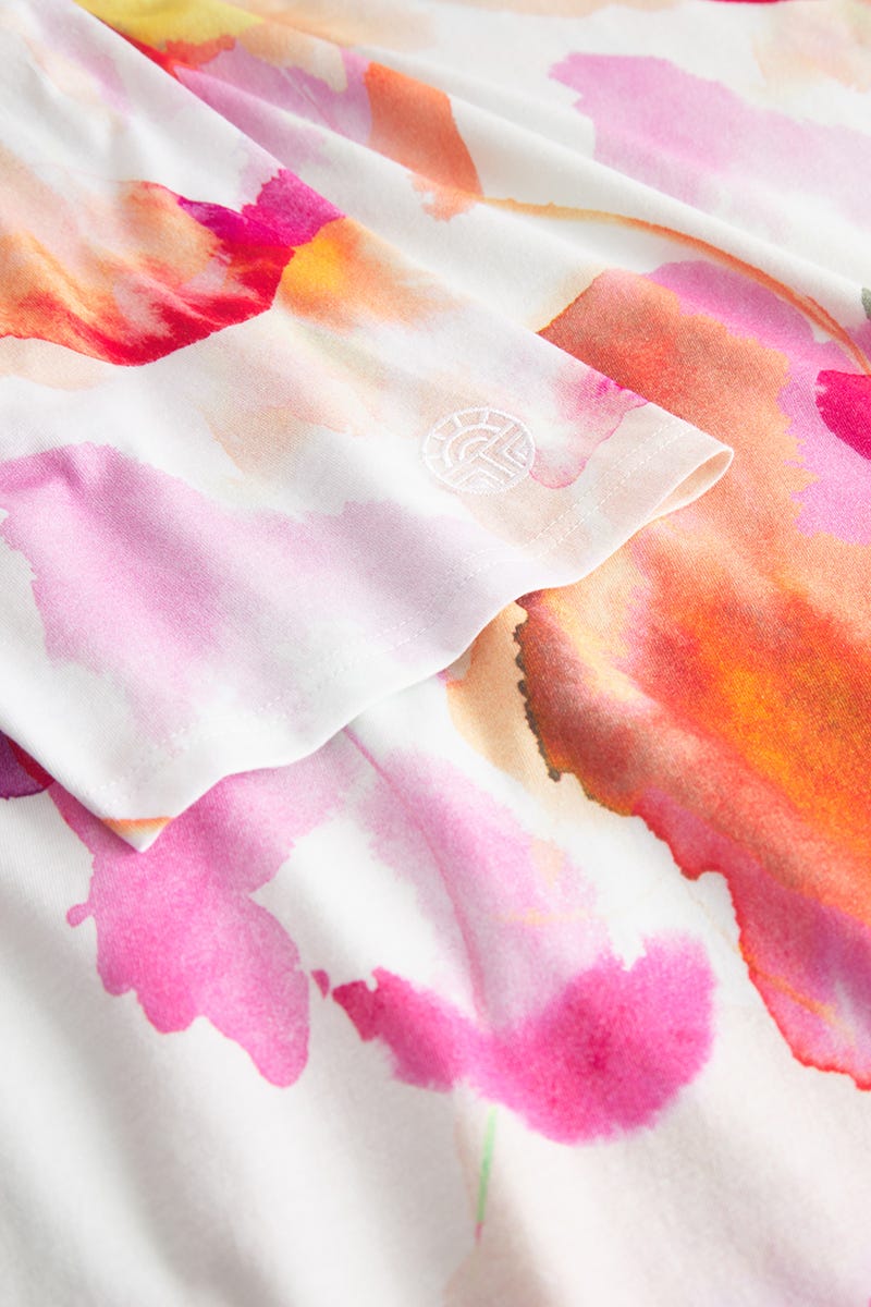 Detailbild 2 von Pyjama im Batik-Blumendruck Baumwolle/Modal