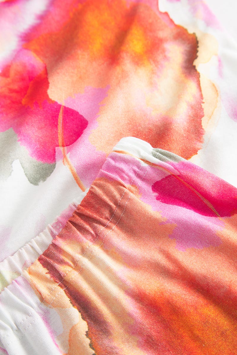 Detailbild 3 von Pyjama im Batik-Blumendruck Baumwolle/Modal