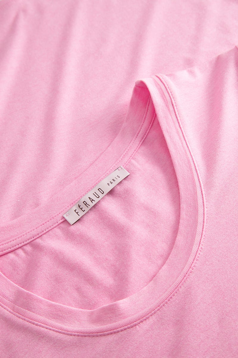 Detailbild 1 von Pyjama in Melange-Optik Rosa Modal/Elasthan