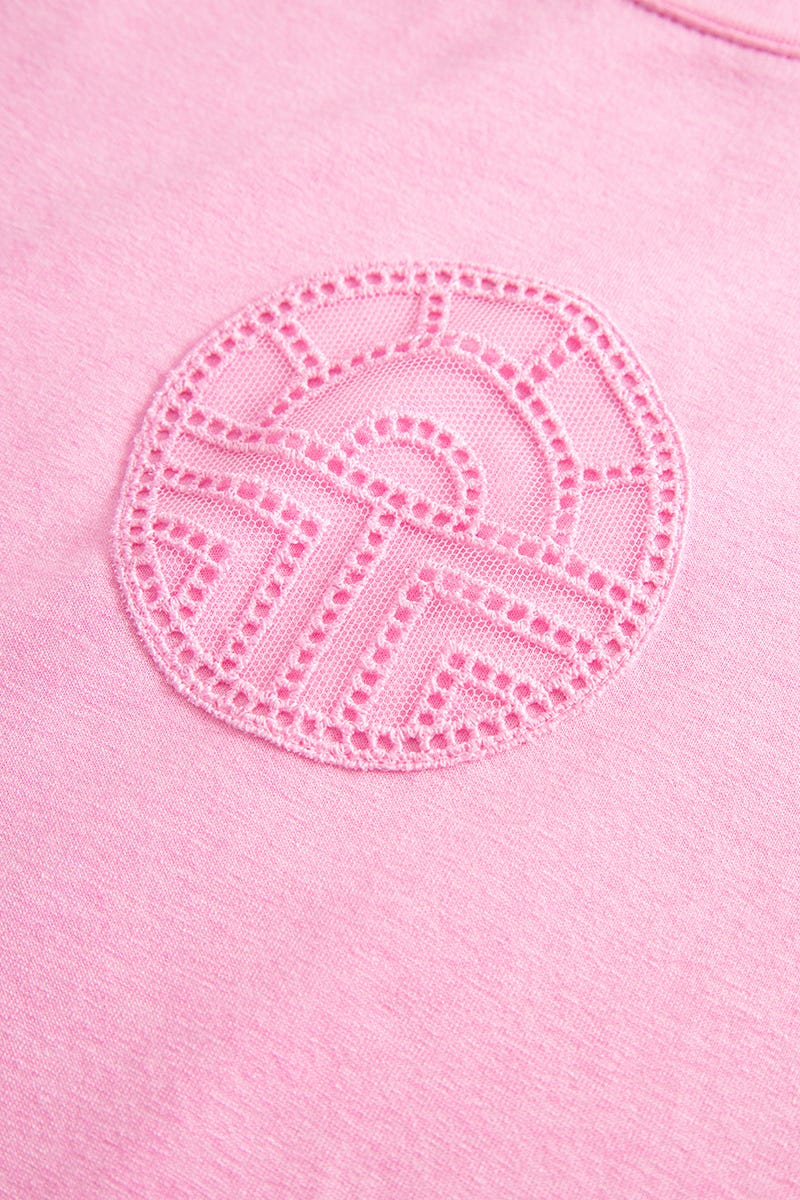 Detailbild 2 von Pyjama in Melange-Optik Rosa Modal/Elasthan