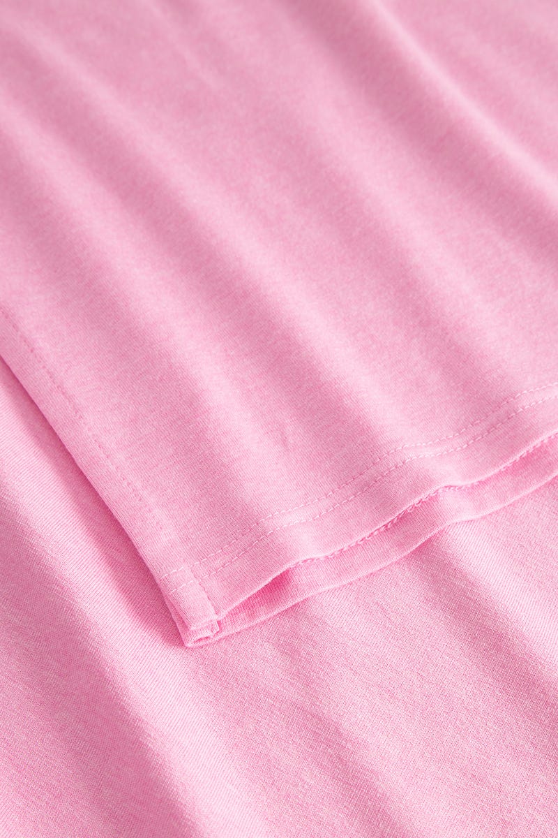 Detailbild 3 von Nachthemd in Melange-Optik Rosa Modal/Elasthan