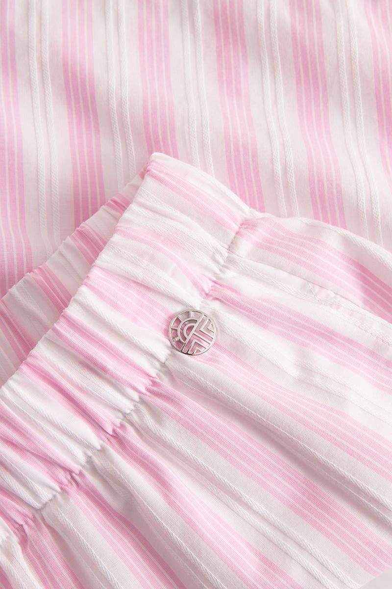 Detailbild 2 von Shorts im Streifendruck Webqualität 100% Baumwolle