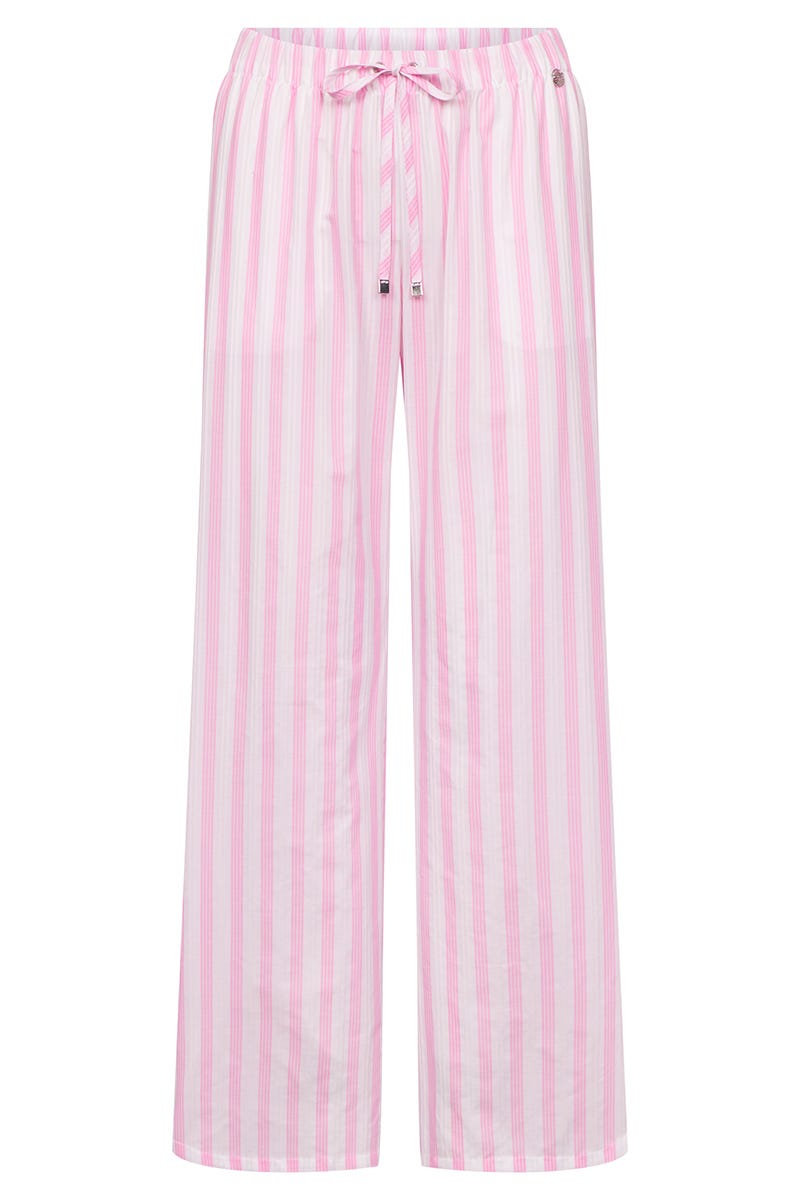 Hollowbild von Pyjamahose im Streifendruck Webqualität 100% Baumwolle