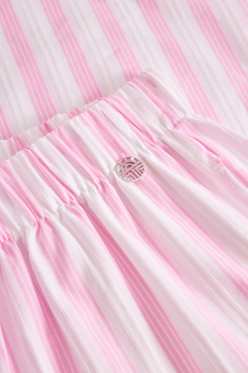 Detailbild 3 von Pyjamahose im Streifendruck Webqualität 100% Baumwolle