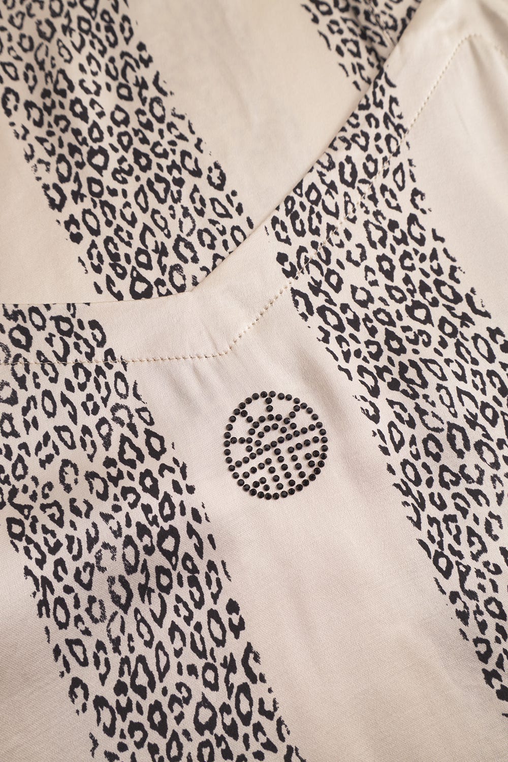 Detailbild 1 von Nachthemd im Leo-Streifen-Druck 100% Viskose