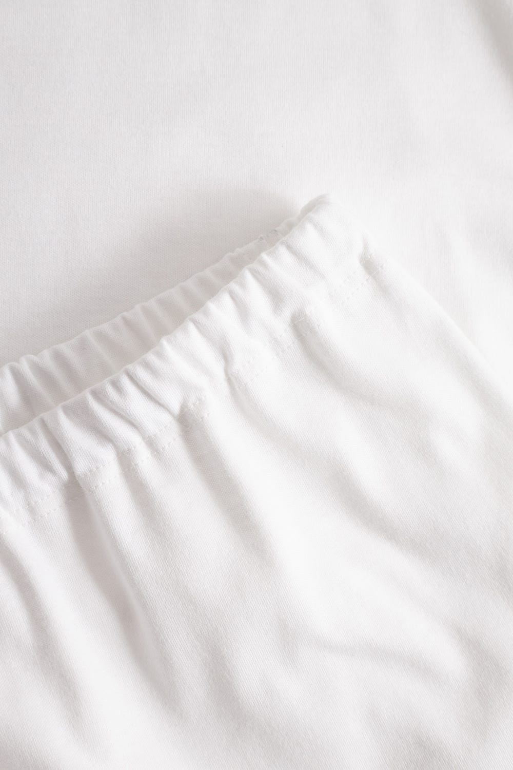 Detailbild 3 von Pyjama mit Satinschleife dezent Kellerfalte 100% Baumwolle