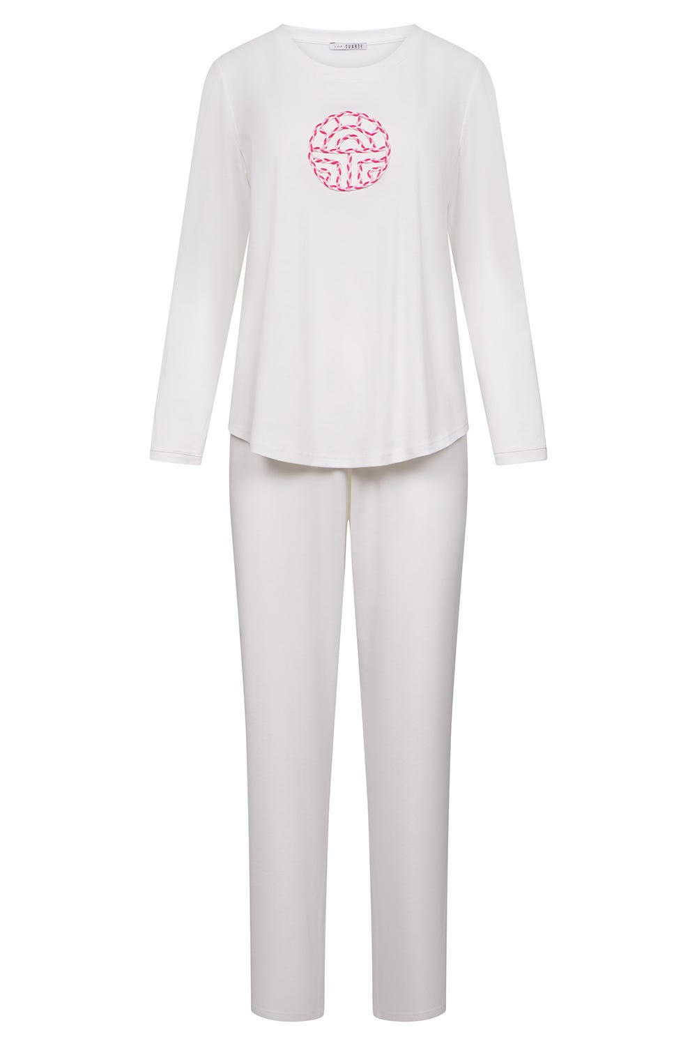 Hollowbild von Pyjama mit Flecht-Detail geraut 100% Baumwolle