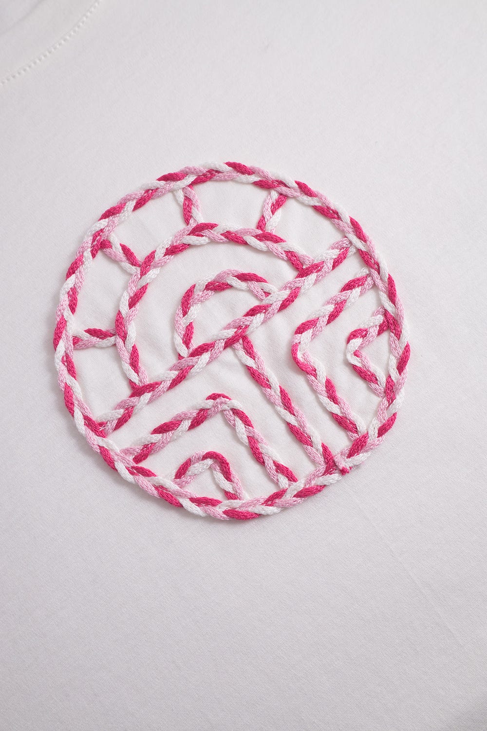 Detailbild 2 von Nachthemd mit Flecht-Detail geraut 100% Baumwolle