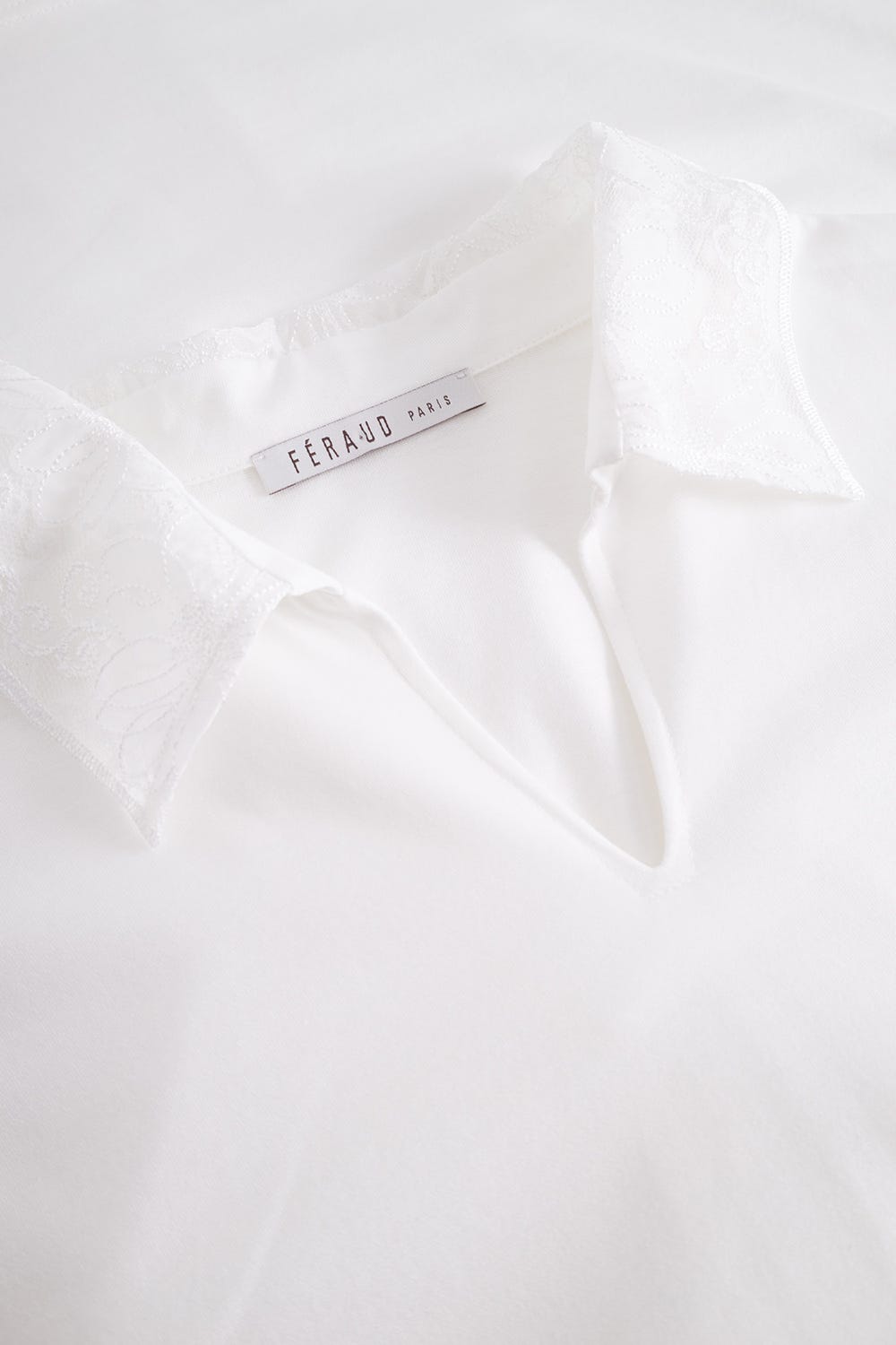 Detailbild 1 von Pyjama mit Embroderie-Details elegant 100% Baumwolle