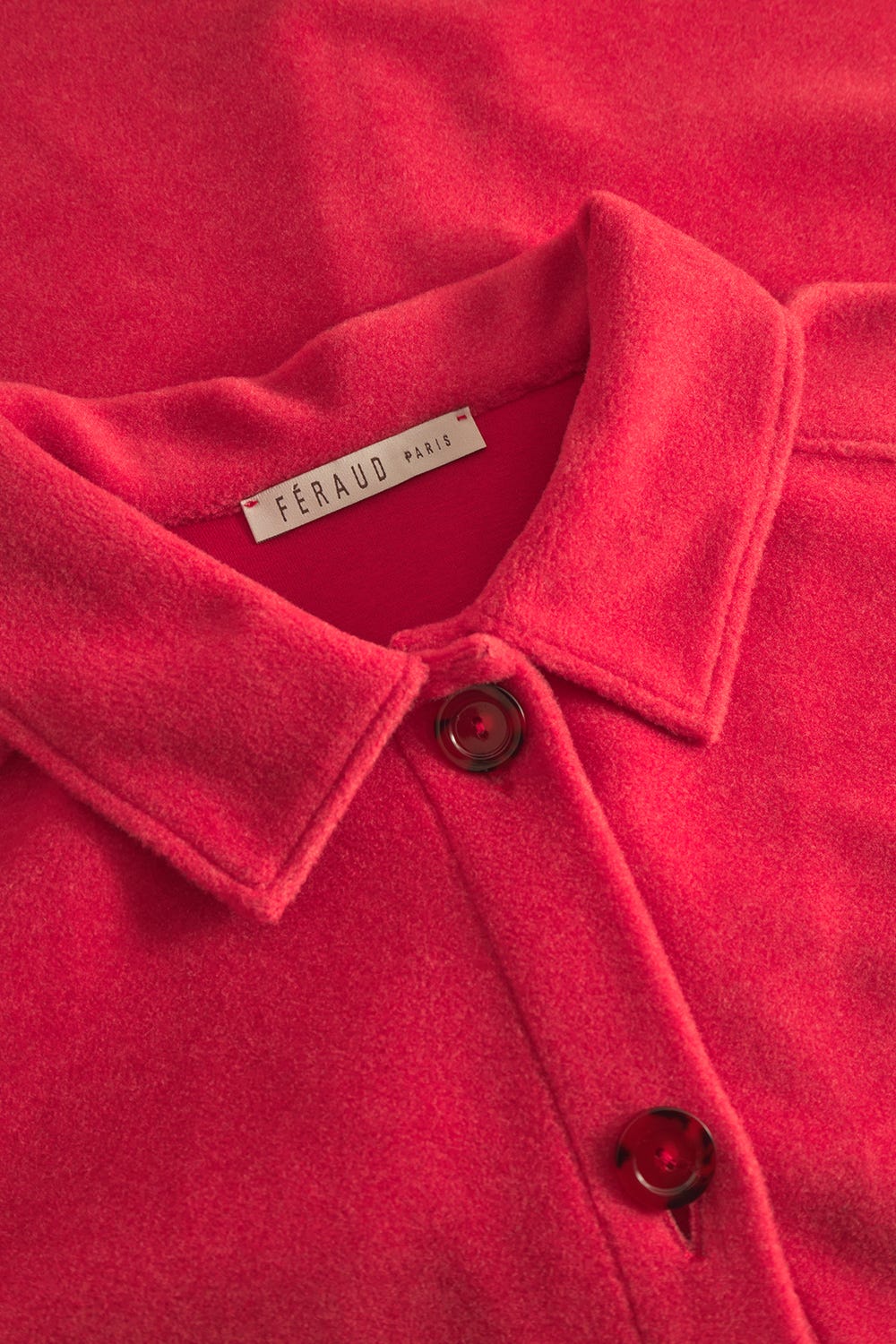 Detailbild 1 von Hausanzug aus kuscheligem Fleece in Rot