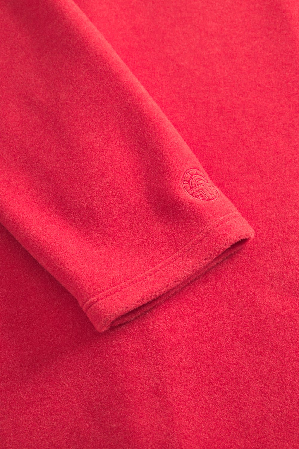 Detailbild 2 von Hauskleid aus kuscheligem Fleece in Rot