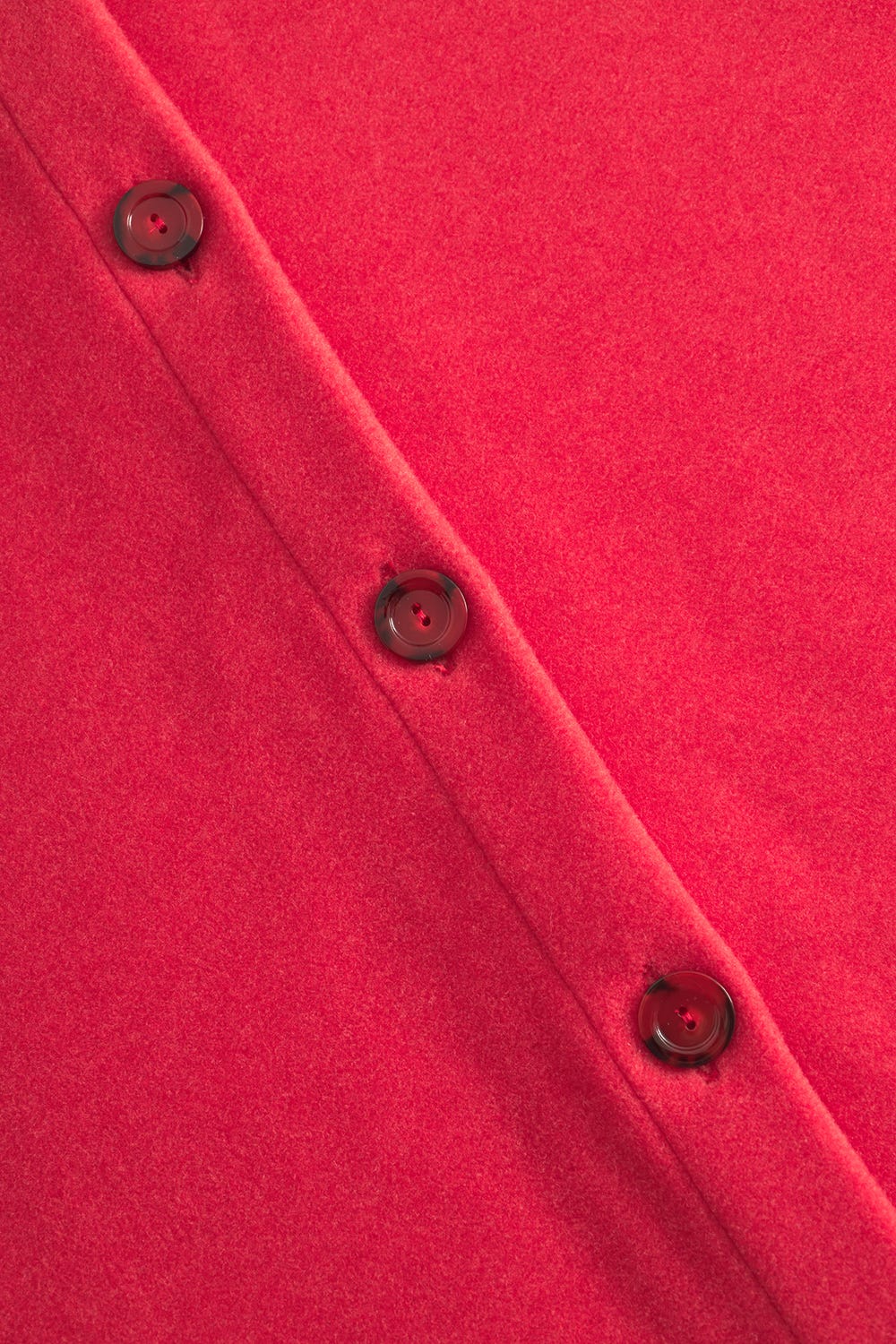 Detailbild 3 von Hauskleid aus kuscheligem Fleece in Rot