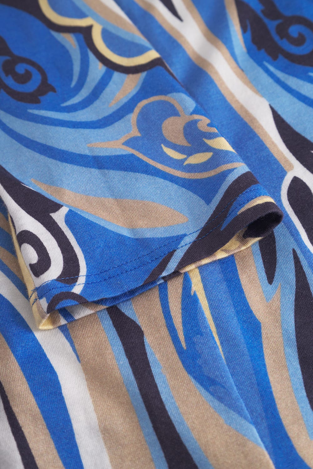 Detailbild 2 von Pyjama im modernen Paisley-Druck Baumwolle/Modal