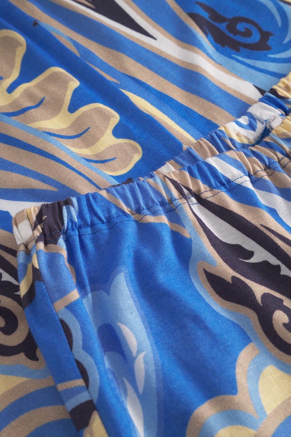 Detailbild 3 von Pyjama im modernen Paisley-Druck Baumwolle/Modal