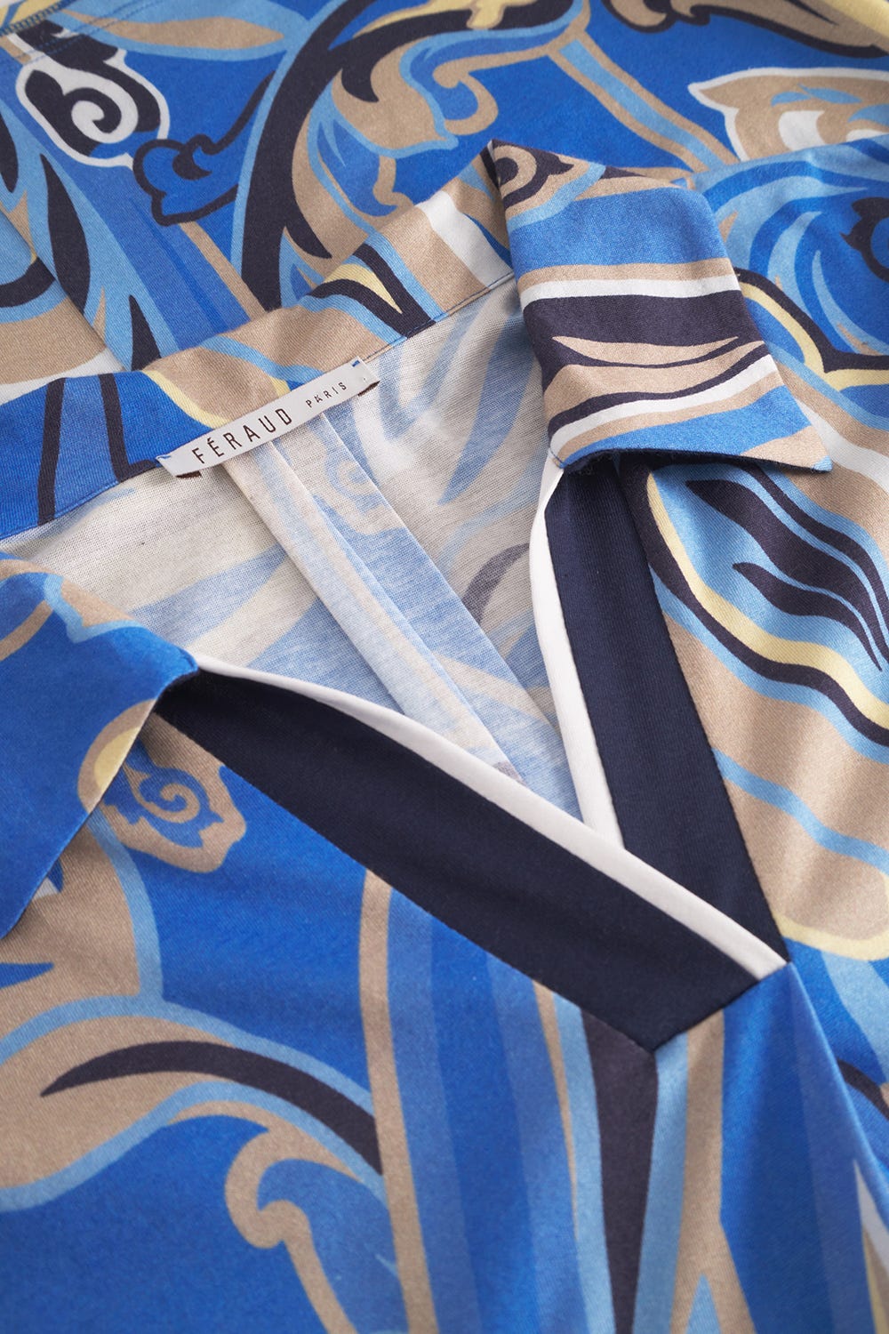 Detailbild 2 von Nachtkleid im modernen Paisley-Druck Baumwolle/Modal