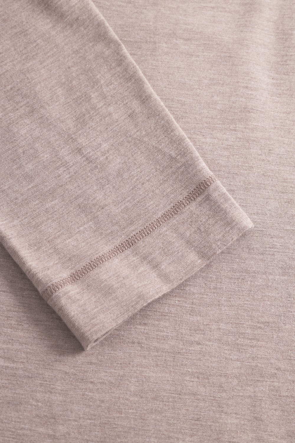 Detailbild 2 von Pyjama mit Stickerei-Logo Melange-Optik Modal/Elasthan