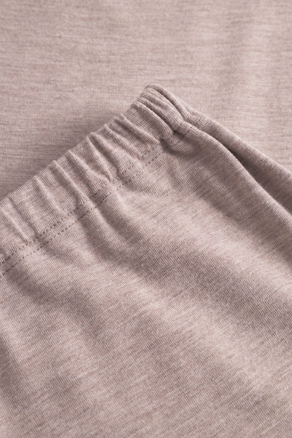 Detailbild 3 von Pyjama mit Stickerei-Logo Melange-Optik Modal/Elasthan