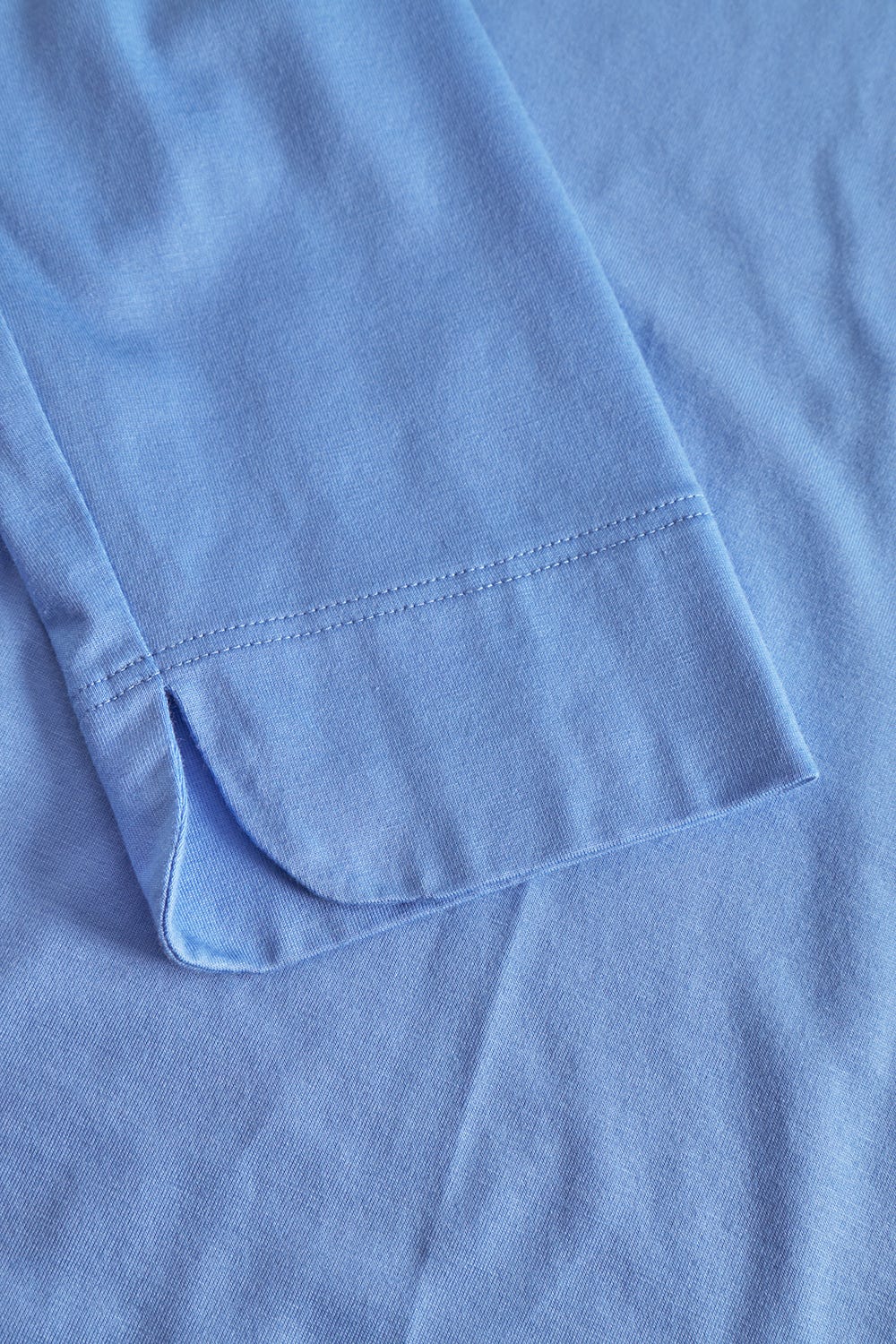 Detailbild 2 von Pyjama klassisch mit Knopfleiste Materialmix