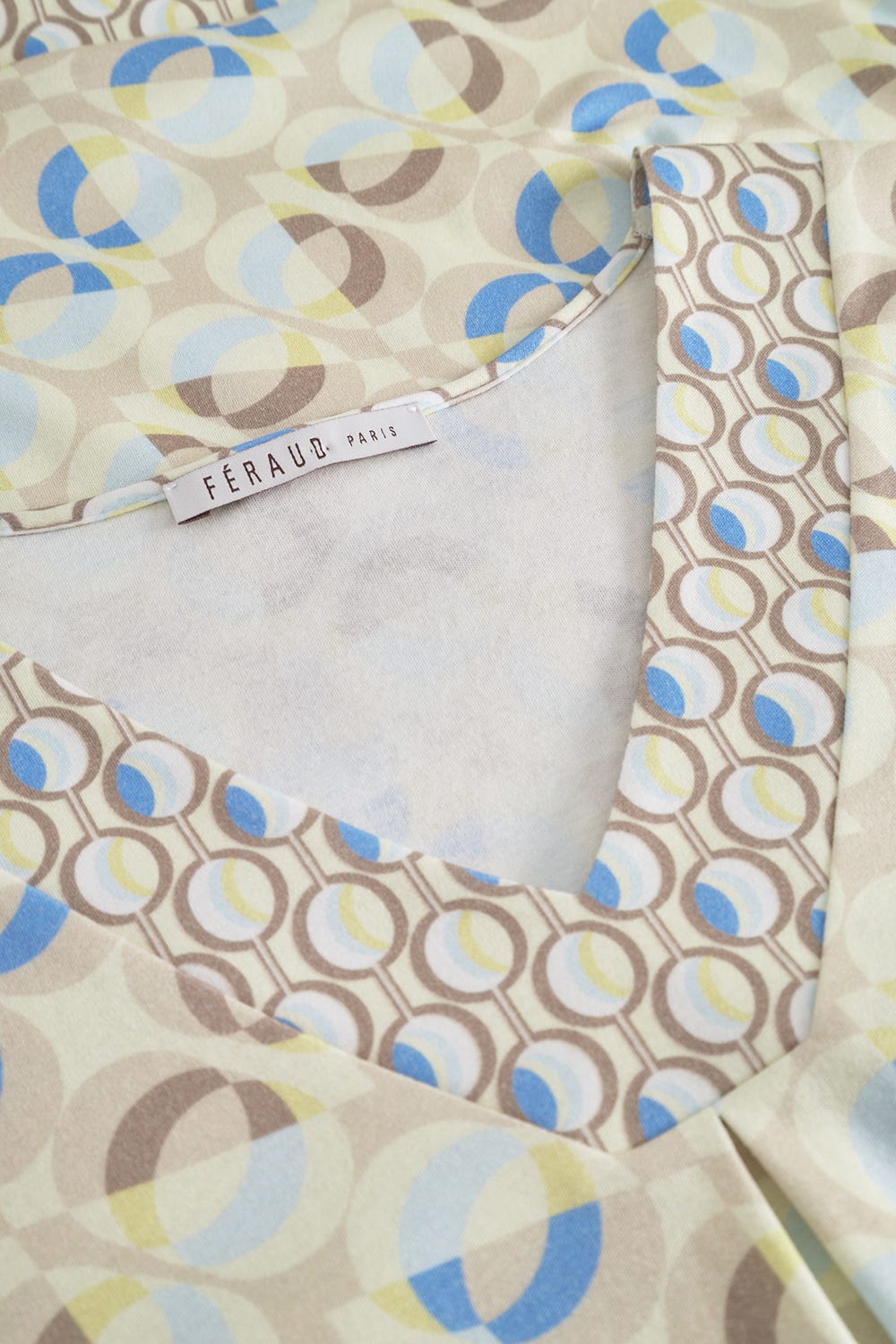 Detailbild 1 von Nachthemd im Grafik-Druck Retro-Style weich angeraut 100% Baumwolle