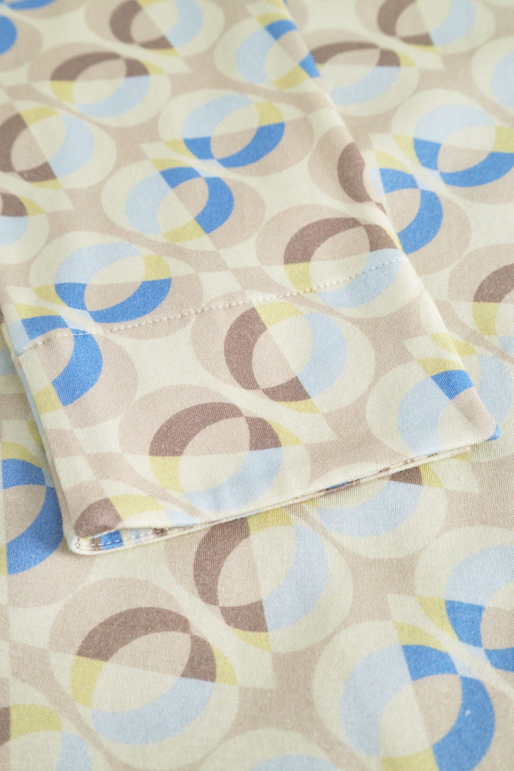 Detailbild 2 von Nachthemd im Grafik-Druck Retro-Style weich angeraut 100% Baumwolle