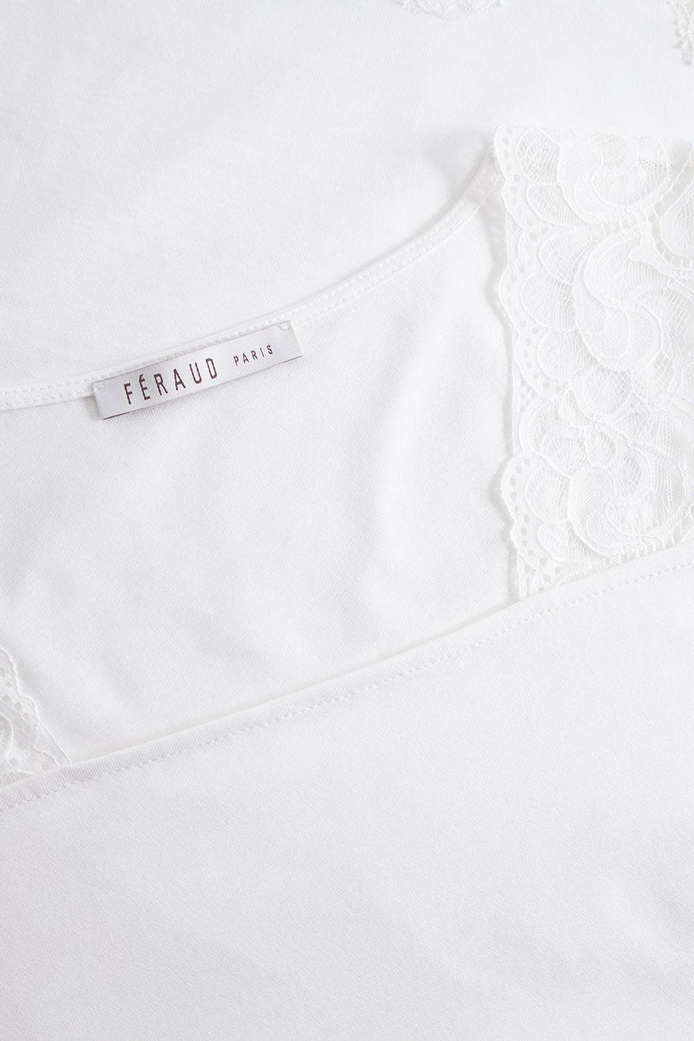 Detailbild 1 von Pyjama mit romantischen Spitzendetails 100% Baumwolle