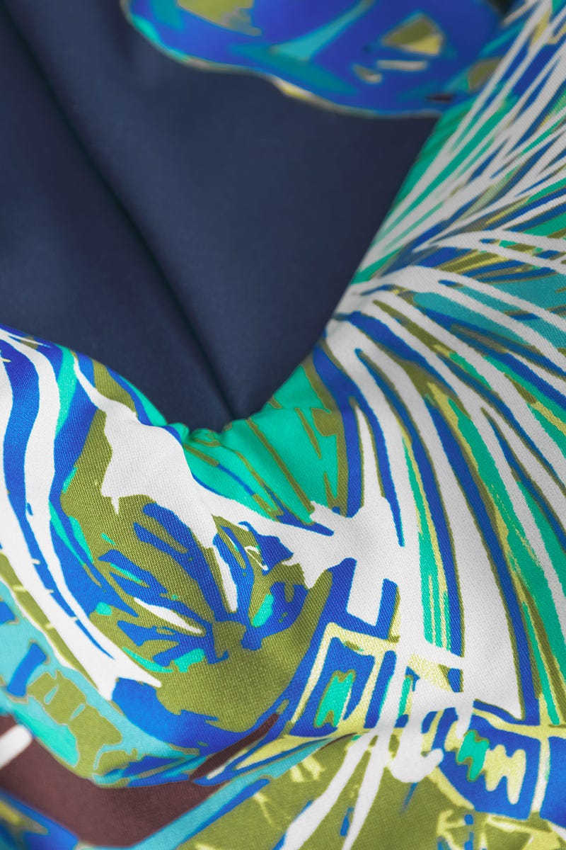 Detailbild 1 von Badeanzug mit Schmetterlings-Druck Blau-Türkis