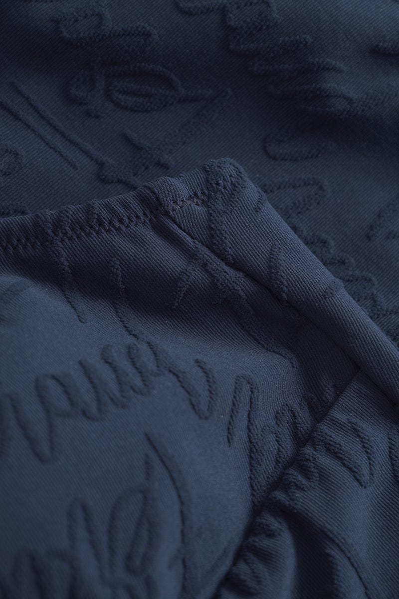 Detailbild 3 von Badeanzug mit dezentem Logo-Print Navyblau 