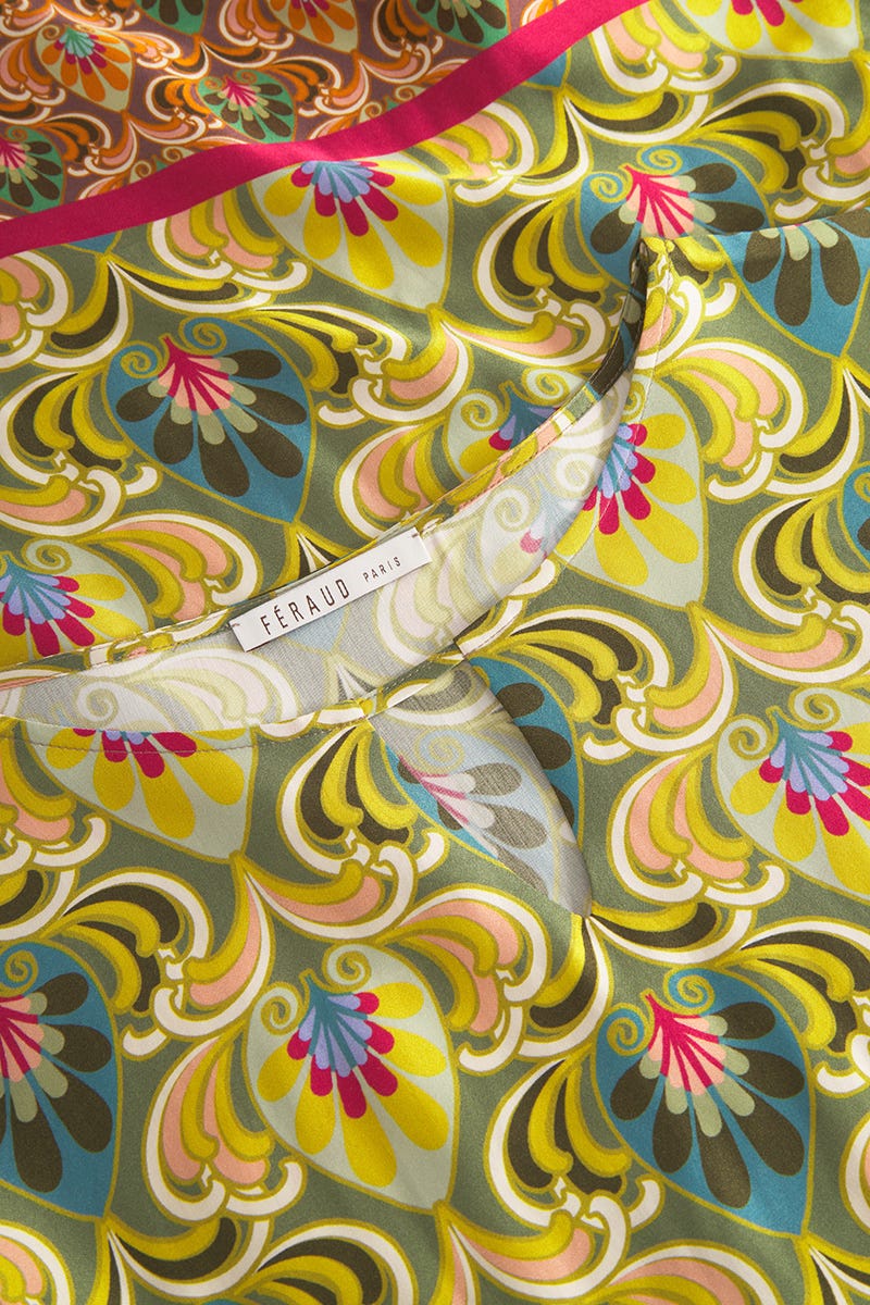 Detailbild 1 von Strandkleid im Ornamental-Druck Webware 100% Viskose