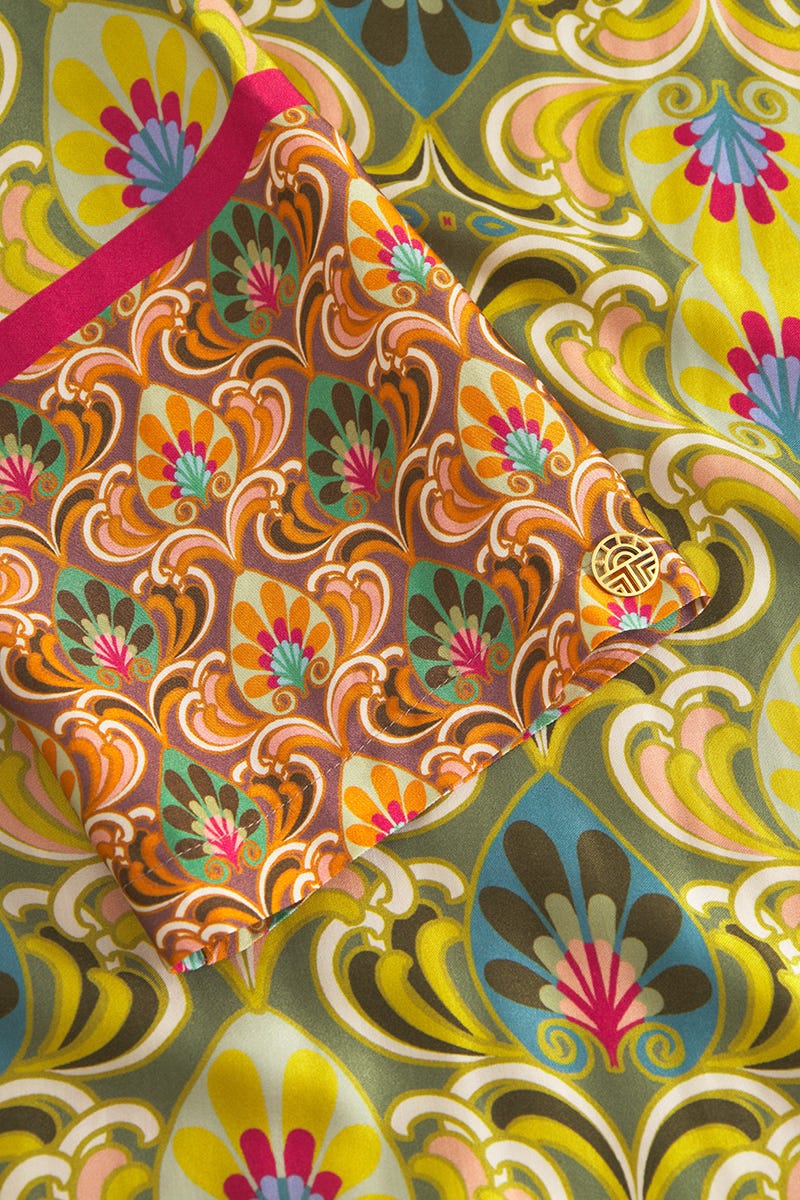 Detailbild 2 von Strandkleid im Ornamental-Druck Webware 100% Viskose