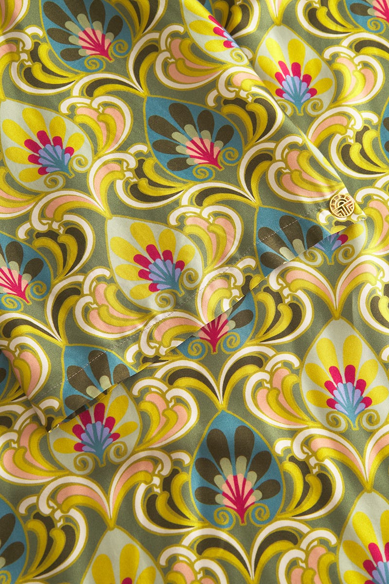 Detailbild 2 von Strandjacke im Ornamental-Druck Webware 100% Viskose