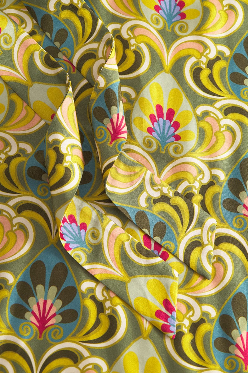 Detailbild 3 von Strandjacke im Ornamental-Druck Webware 100% Viskose