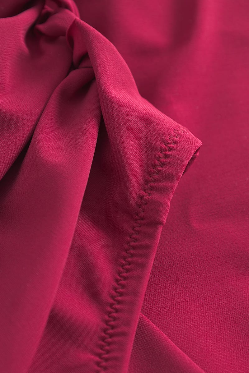 Detailbild 2 von Badeanzug mit eleganten Flecht-Details Bordeaux-Rot