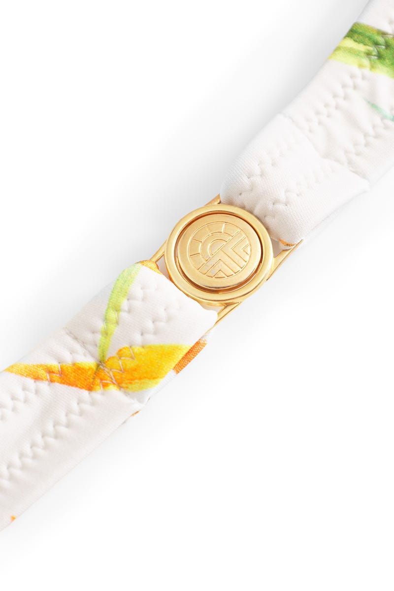 Detailbild 1 von Bikini  im sommerlichen Blätter-Druck