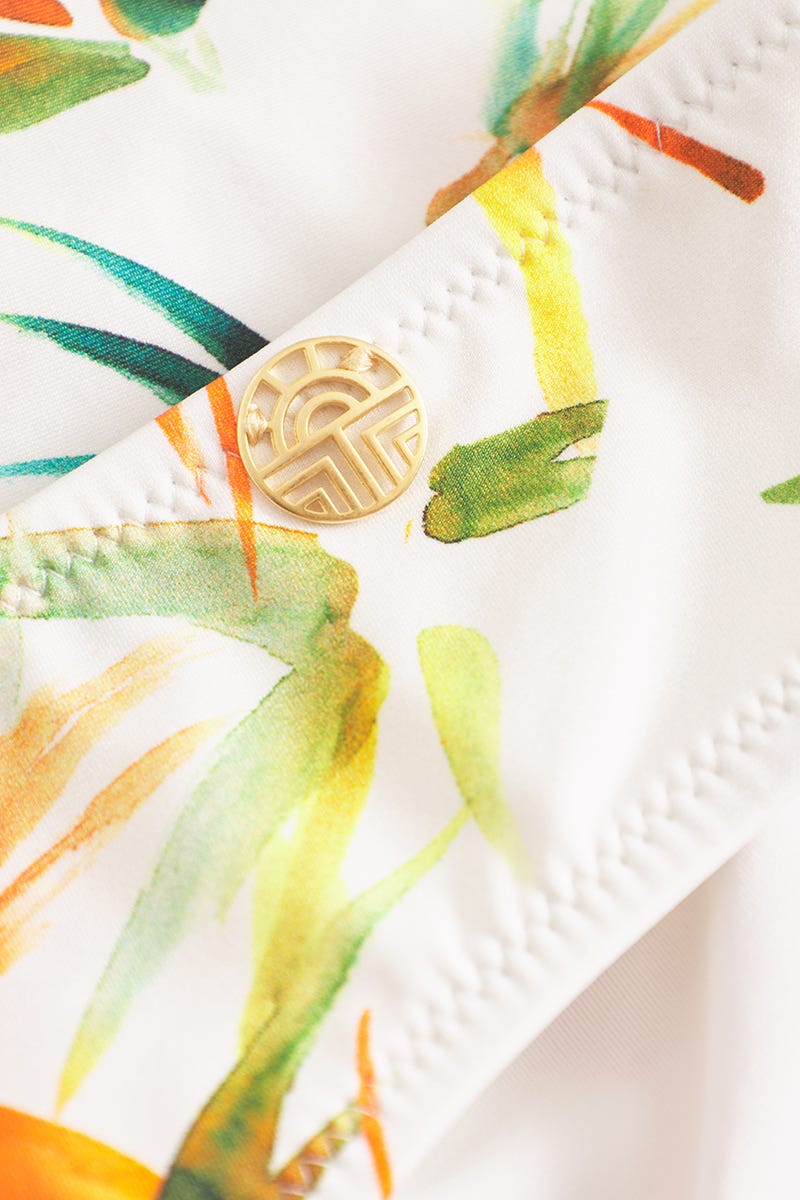 Detailbild 3 von Bikini  im sommerlichen Blätter-Druck