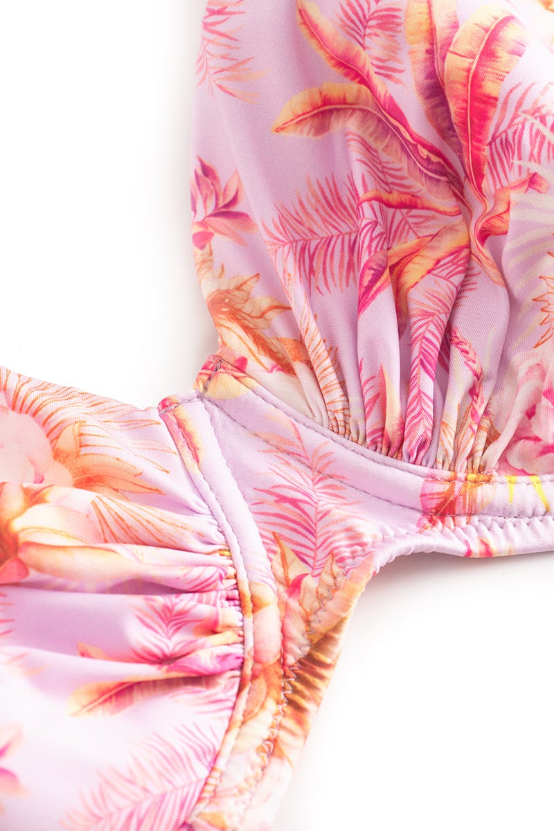 Detailbild 1 von Bikini im tropischen Palmen-Druck 