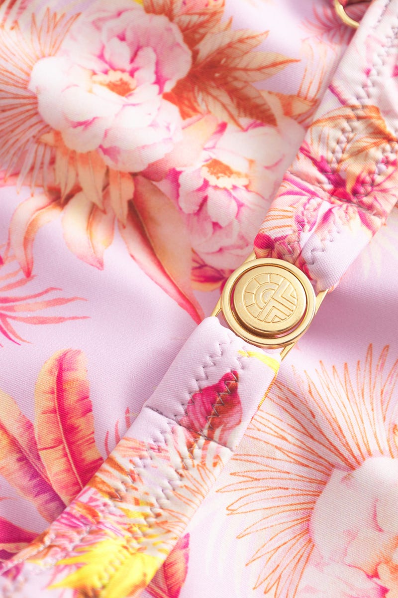 Detailbild 2 von Bikini im tropischen Palmen-Druck 