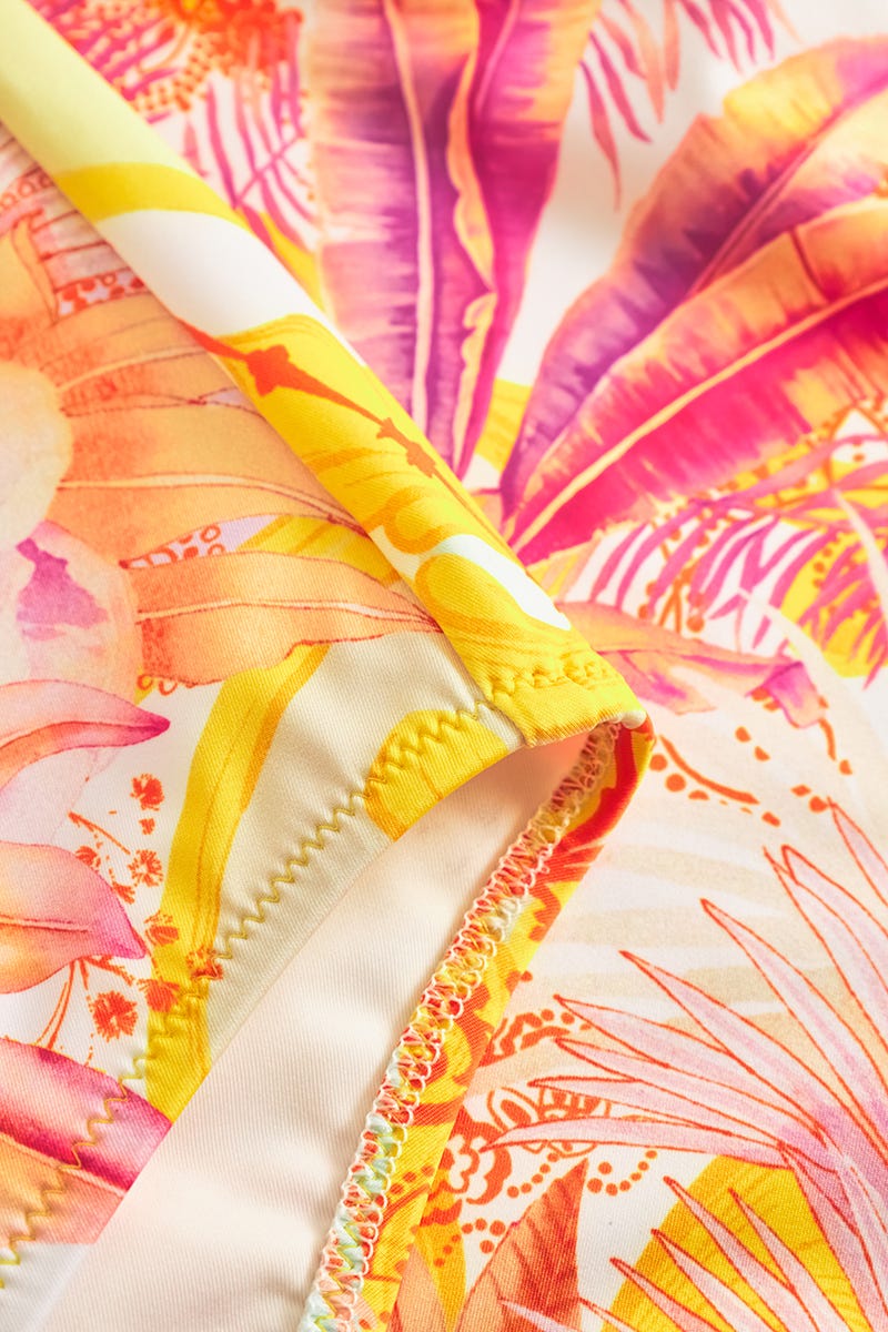 Detailbild 3 von Badeanzug im sommerlichen Blumen-Druck