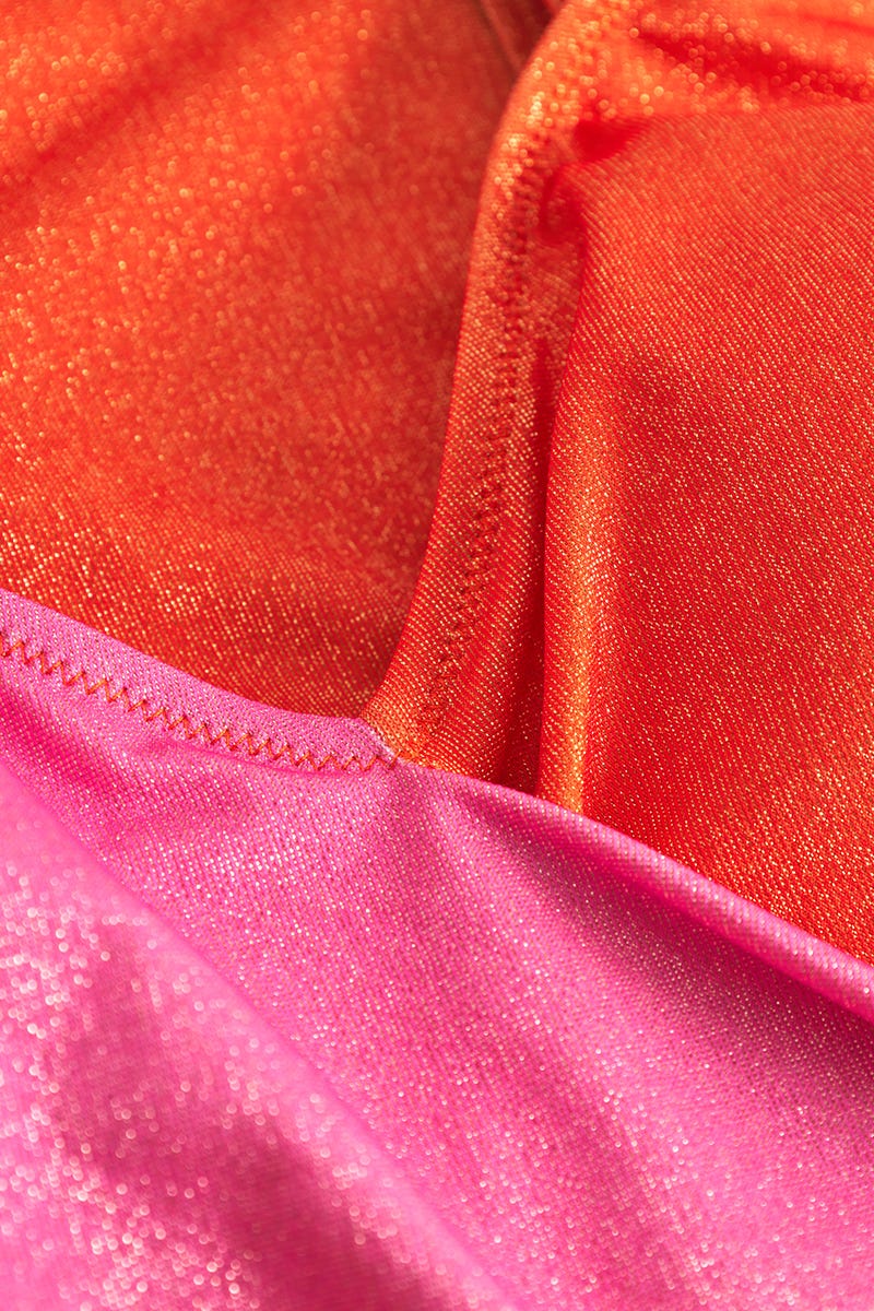 Detailbild 1 von Badeanzug im Colourblocking-Style aus Lurex