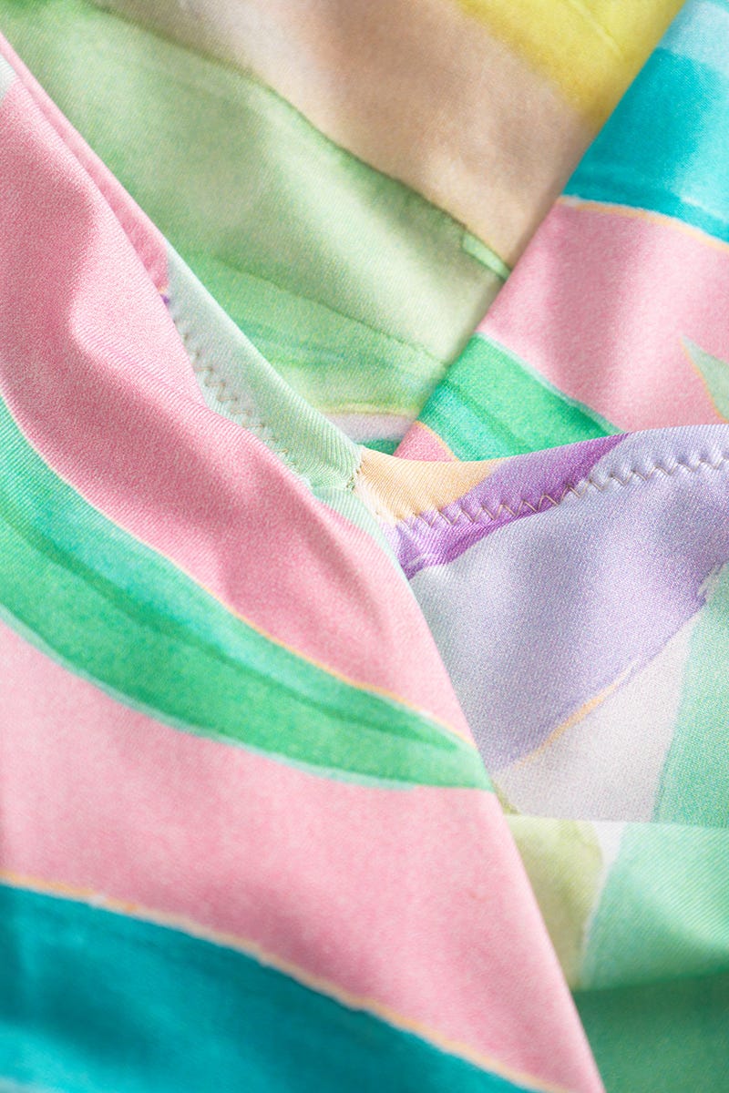 Detailbild 1 von Badeanzug im farbenfrohen Palmen-Druck