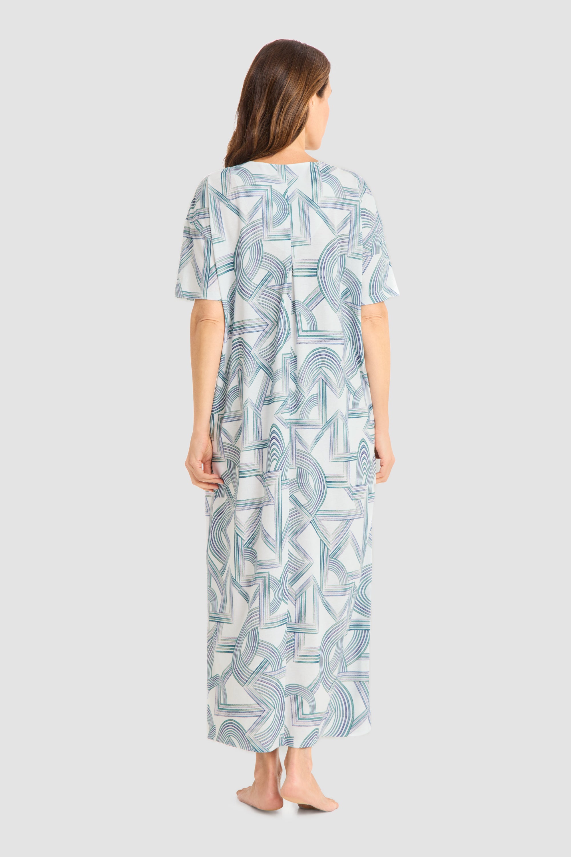 Rückansicht von Féraud Nachthemd Maxi