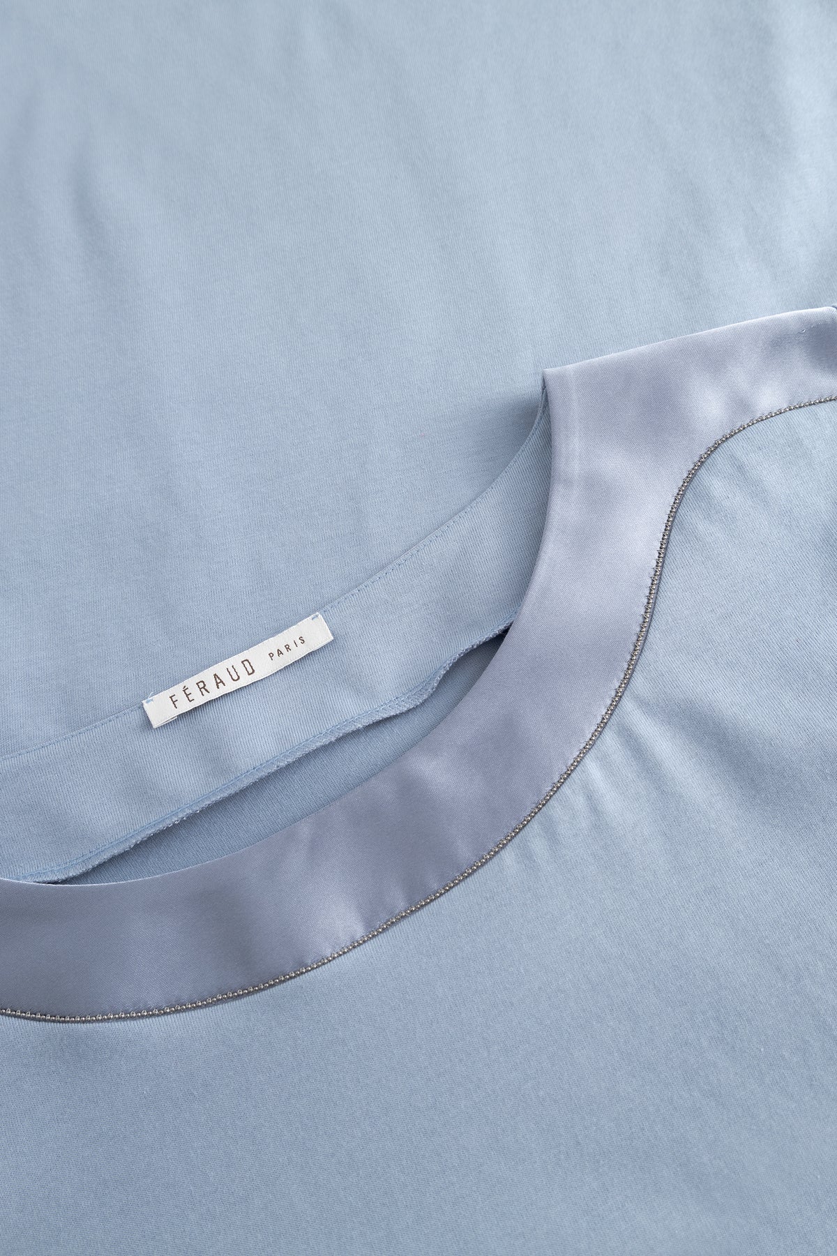 Féraud Long Pyjamas, Satin Trim